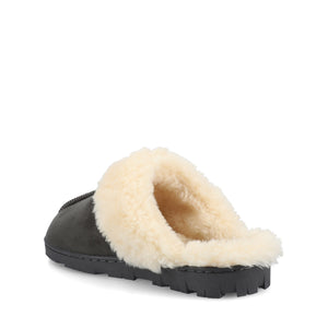 KALLI SLIPPERS IN FAUX SUEDE