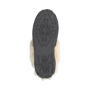 KALLI SLIPPERS IN FAUX SUEDE - Dark Grey Faux Suede