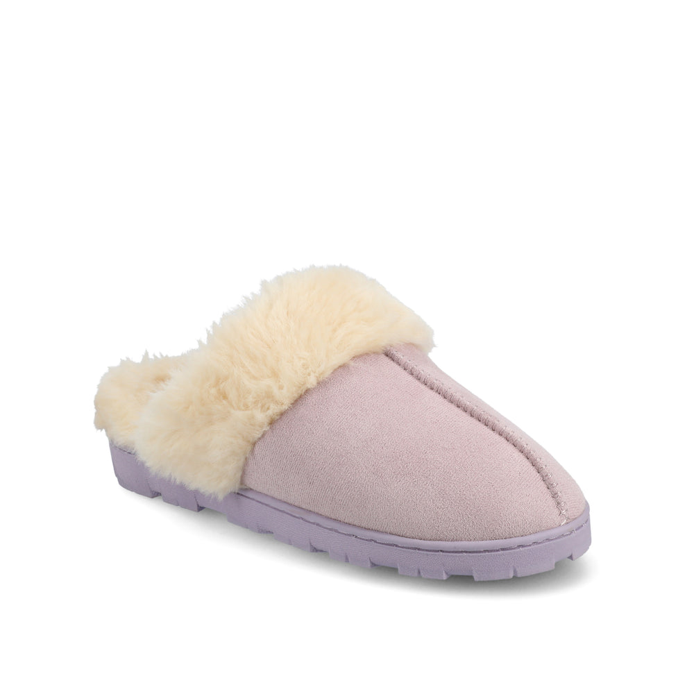 KALLI SLIPPERS IN FAUX SUEDE