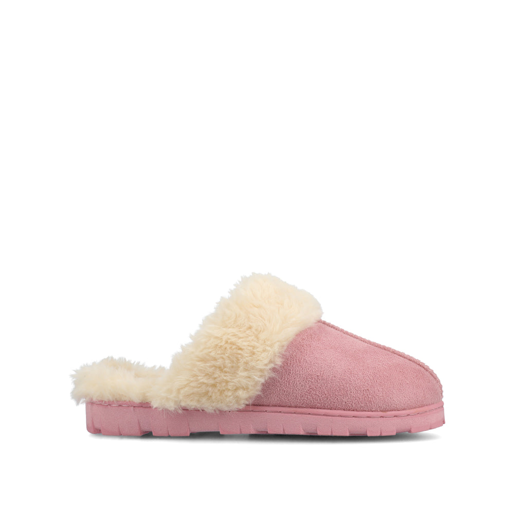 KALLI SLIPPERS IN FAUX SUEDE