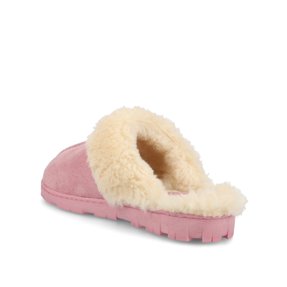 KALLI SLIPPERS IN FAUX SUEDE