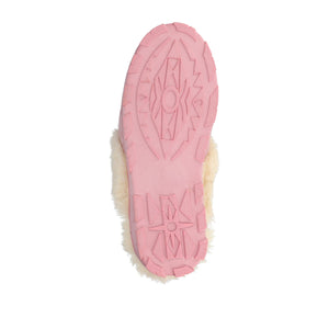 KALLI SLIPPERS IN FAUX SUEDE - Pink Faux Suede