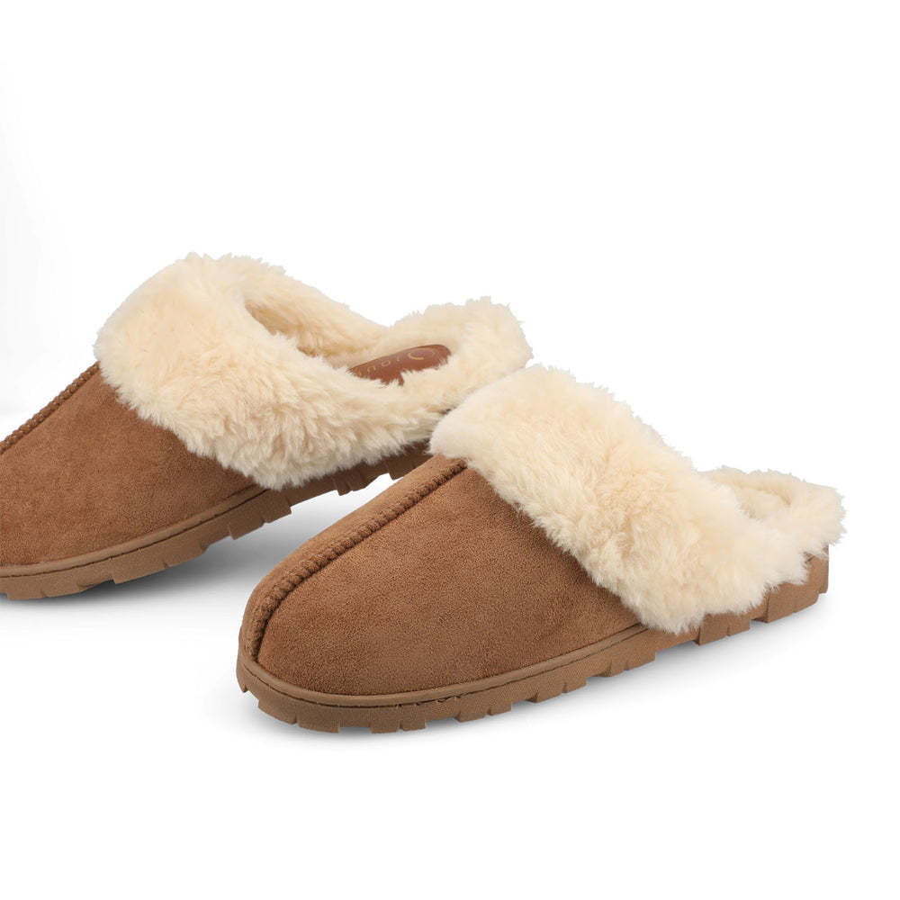 KALLI SLIPPERS IN FAUX SUEDE