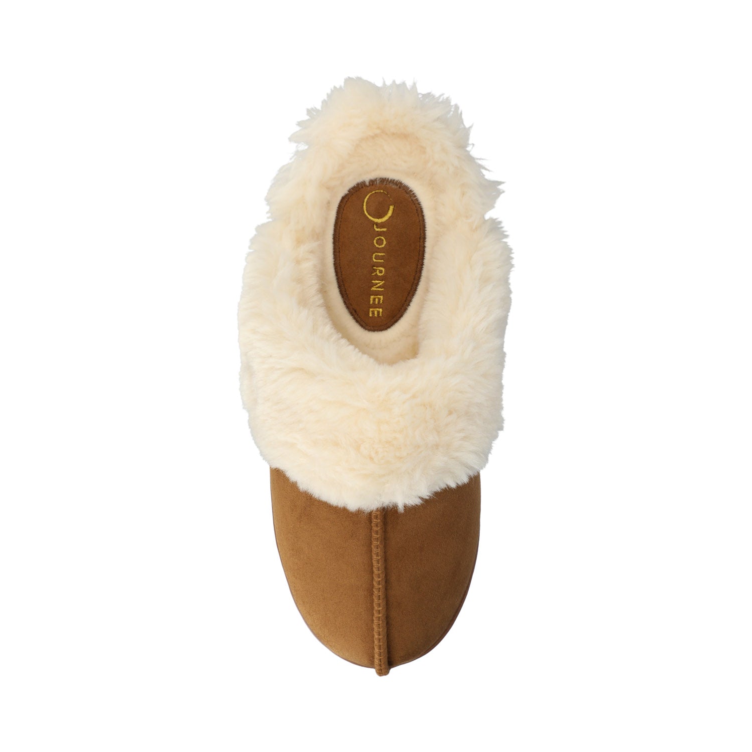 KALLI SLIPPERS IN FAUX SUEDE - Tan Faux Suede