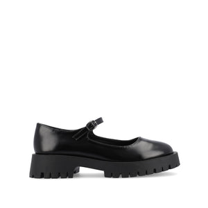 KAMIE LUG SOLE MARY JANE FLATS
