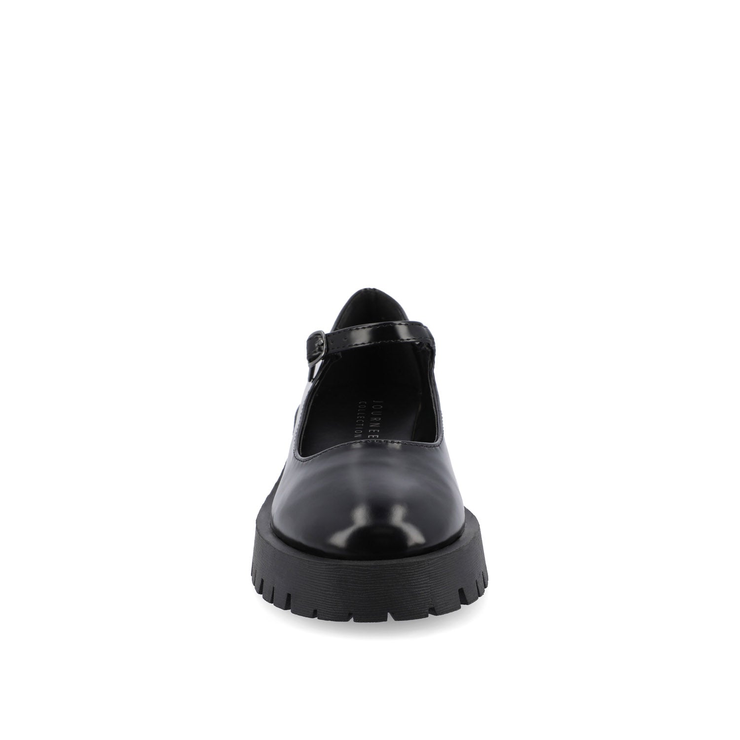 KAMIE LUG SOLE MARY JANE FLATS IN WIDE