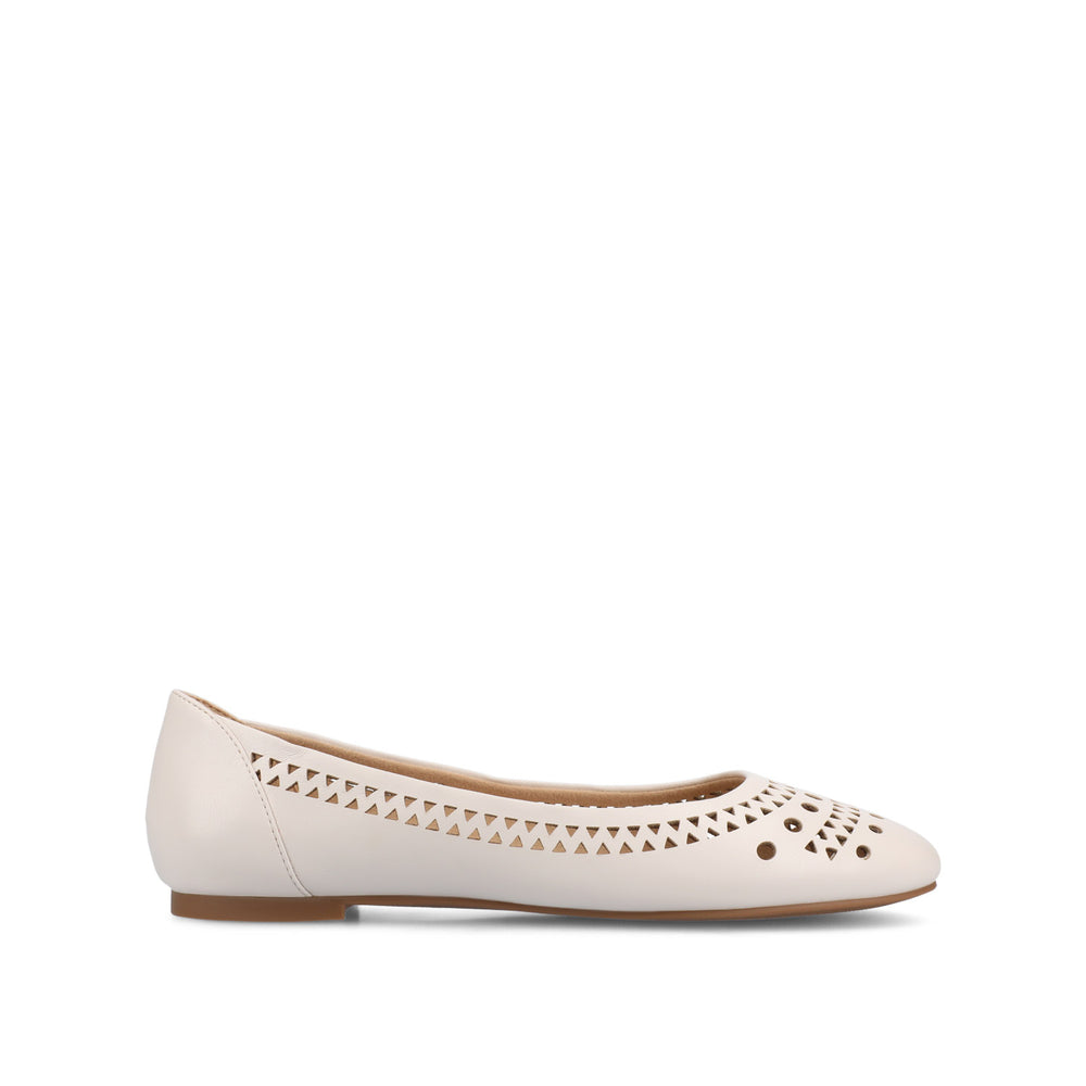 KAMRAH BALLET FLATS IN FAUX LEATHER