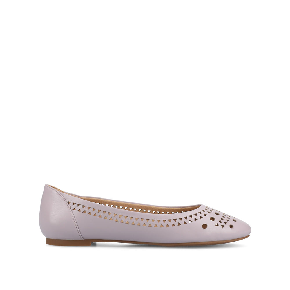 KAMRAH BALLET FLATS IN FAUX LEATHER