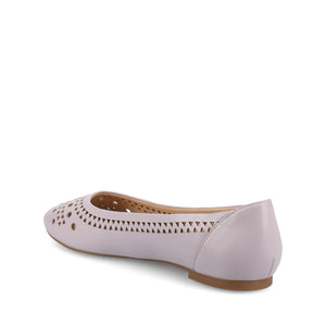 KAMRAH BALLET FLATS IN VEGAN LEATHER - Lilac PU