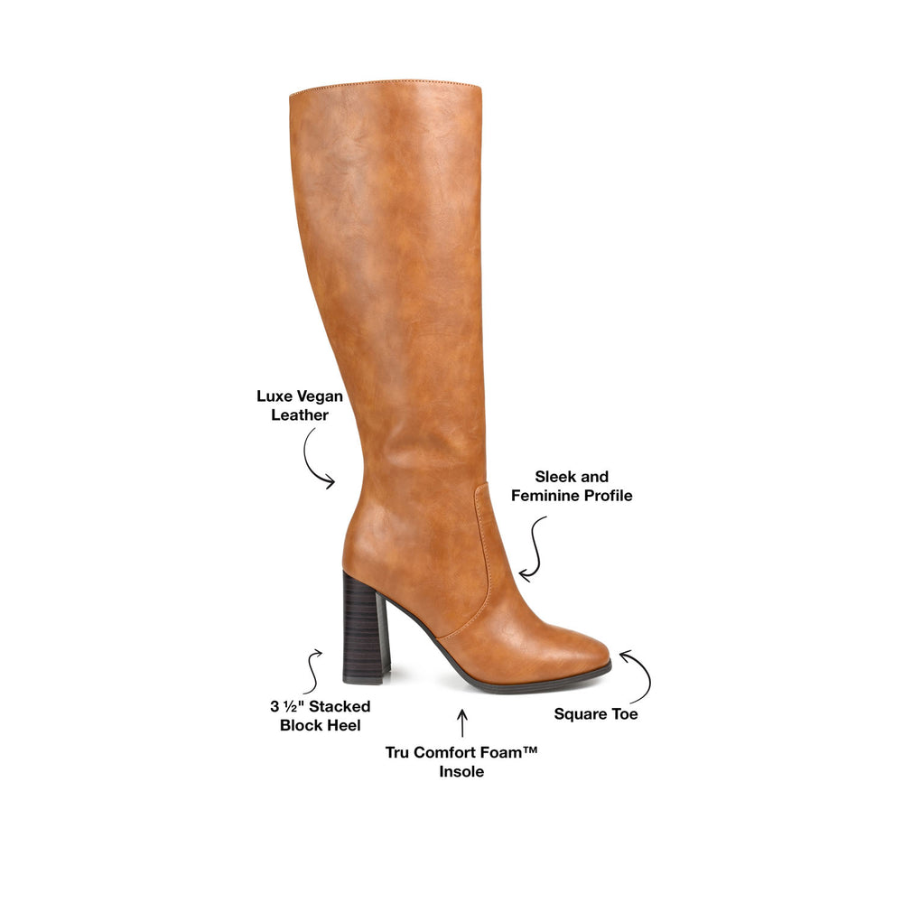 KARIMA TALL BOOT IN X-WIDE CALF