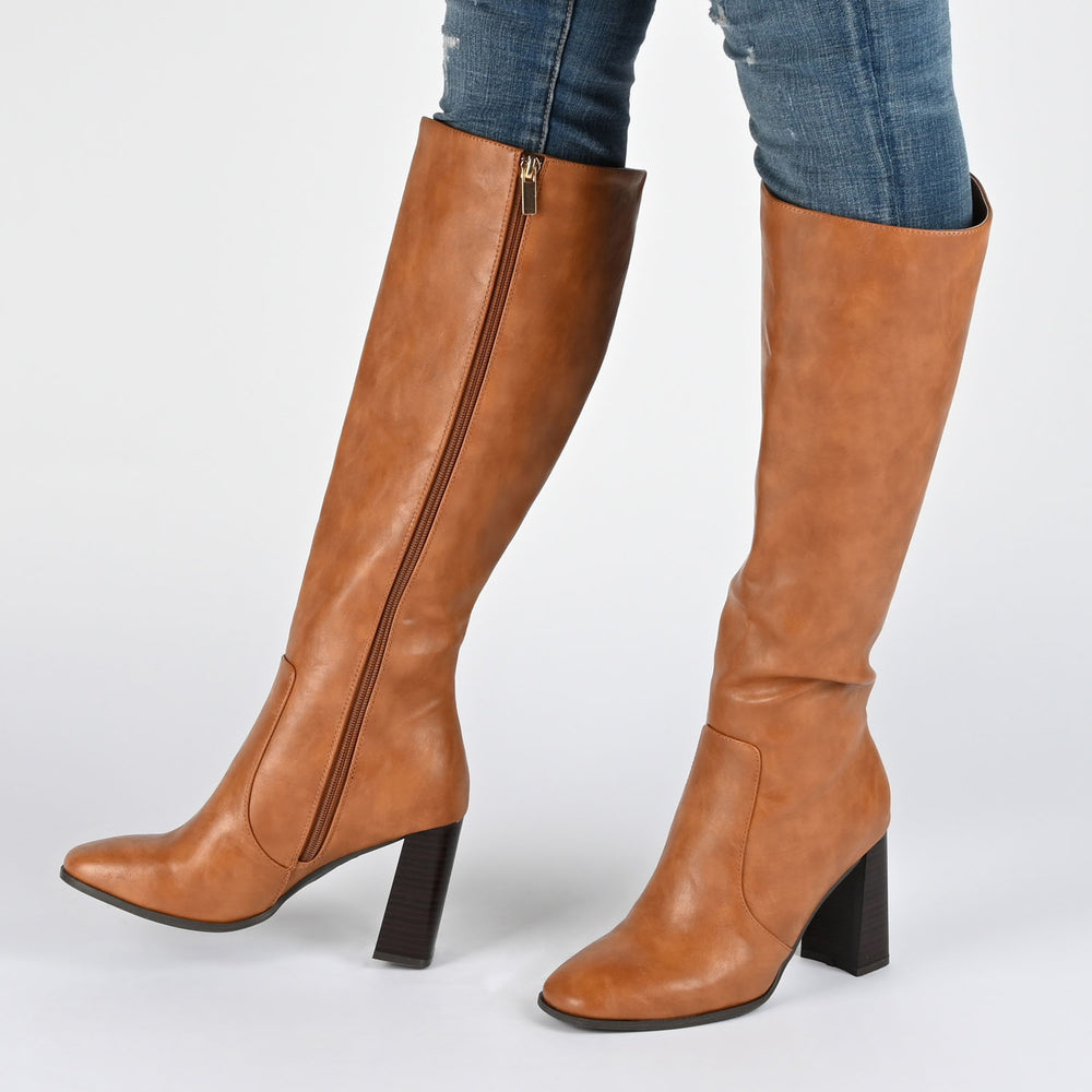 KARIMA TALL BOOTS IN FAUX LEATHER