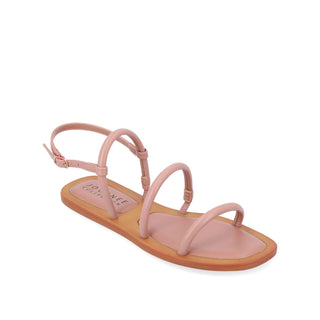 KARRIO MULTI STRAP SANDALS IN FAUX LEATHER