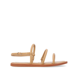 KARRIO MULTI STRAP SANDALS IN FAUX LEATHER