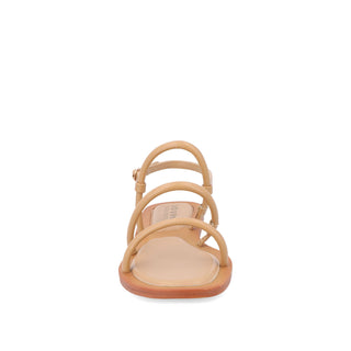 KARRIO MULTI STRAP SANDALS IN FAUX LEATHER