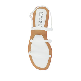 KARRIO MULTI STRAP SANDALS IN FAUX LEATHER