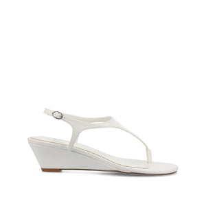 KATHRYN WEDGE SANDALS - White