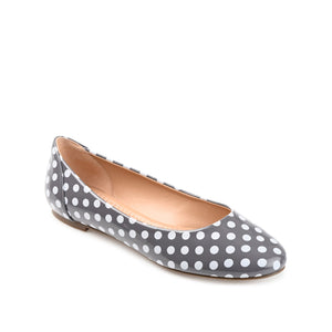 KAVN BALLET FLATS IN MULTI PRINT - Grey Dot