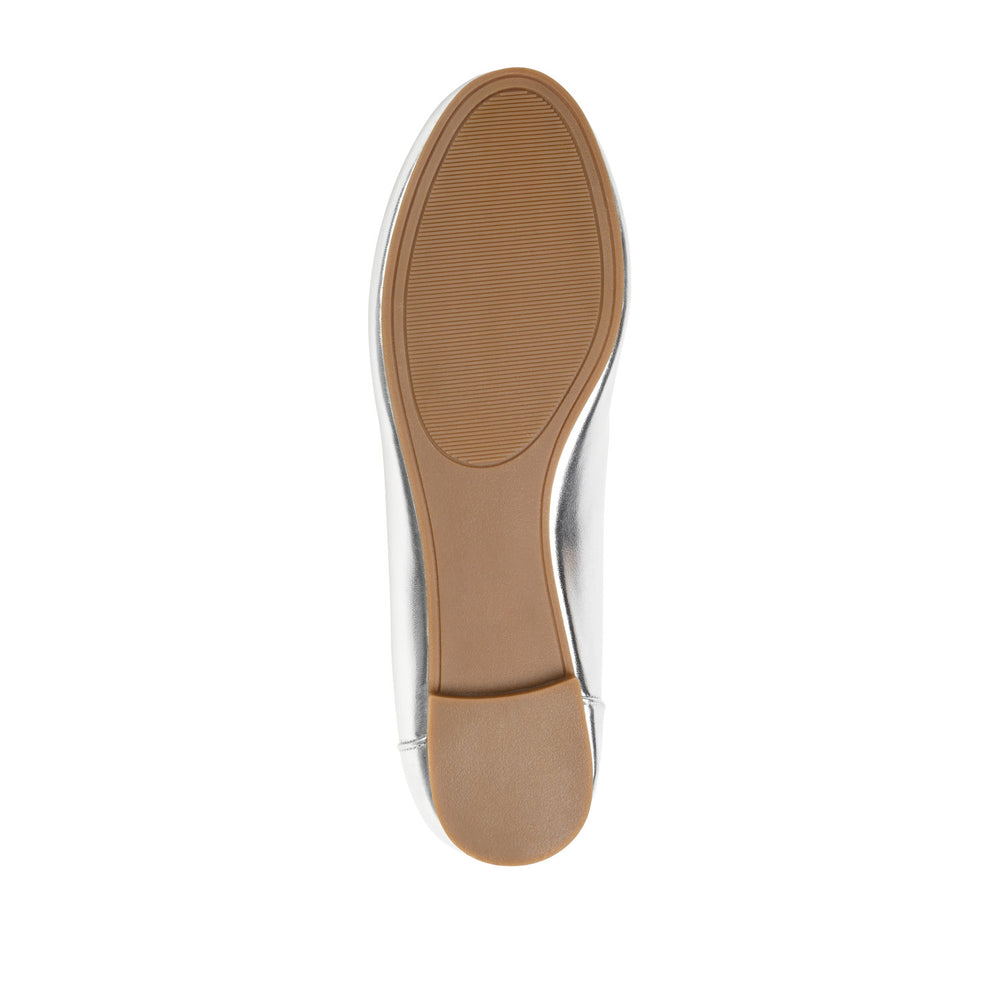 KAVN FAUX LEATHER FLATS IN WIDE