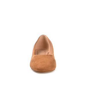 KAVN BALLET FLATS IN FAUX SUEDE - Tan