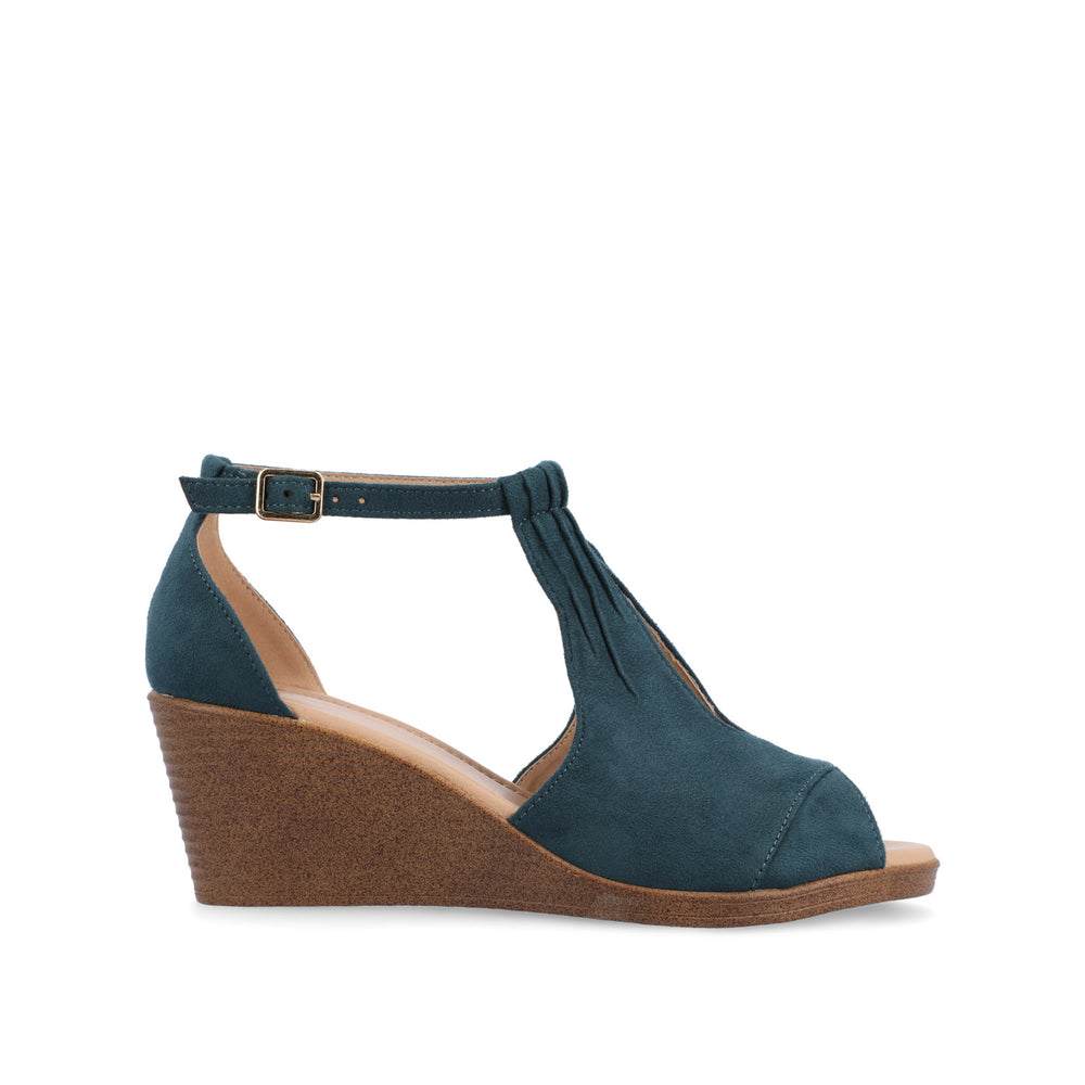 KEDZIE WEDGE HEELED SANDALS IN NARROW