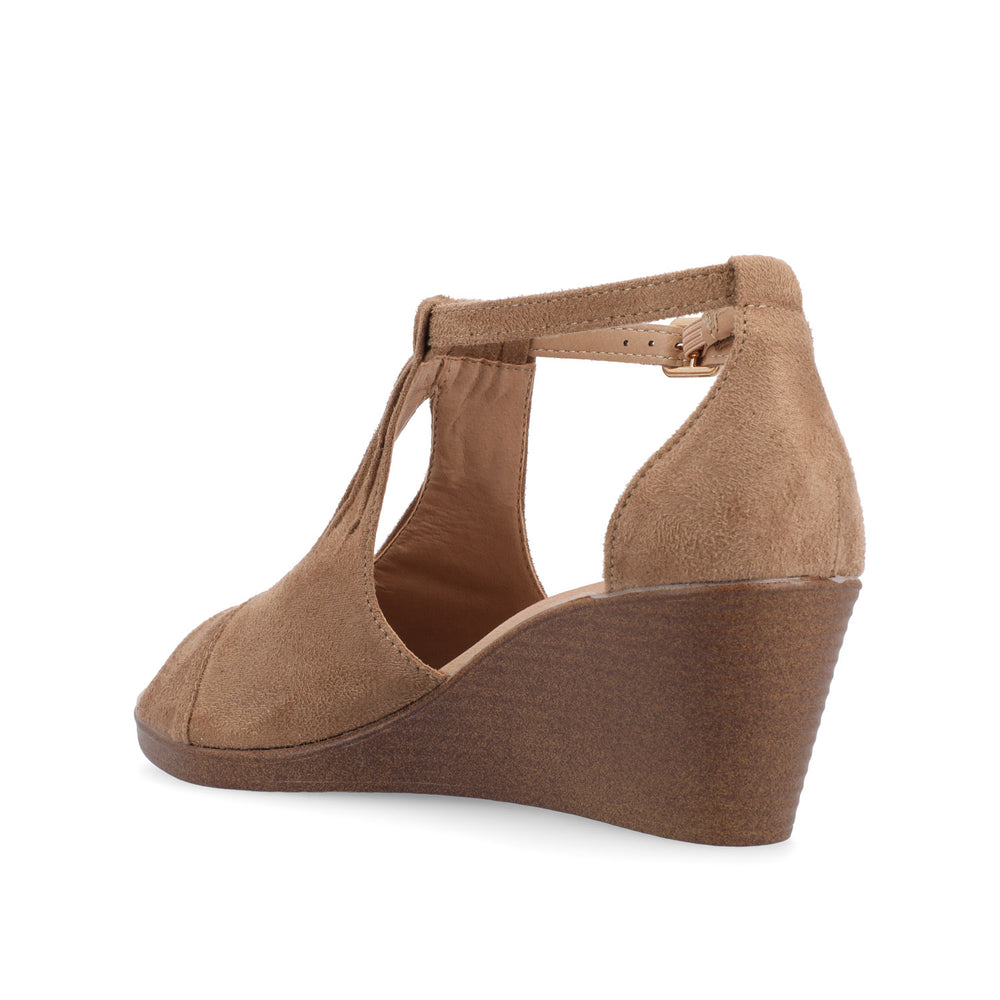 KEDZIE WEDGE HEELED SANDALS IN NARROW