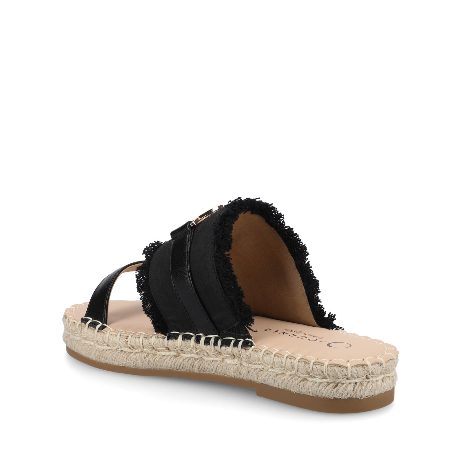 KEELEE ESPADRILLE SANDALS - Black