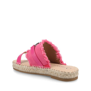 KEELEE ESPADRILLE SANDALS - Hot Pink
