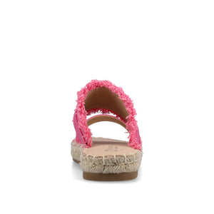 KEELEE ESPADRILLE SANDALS - Hot Pink