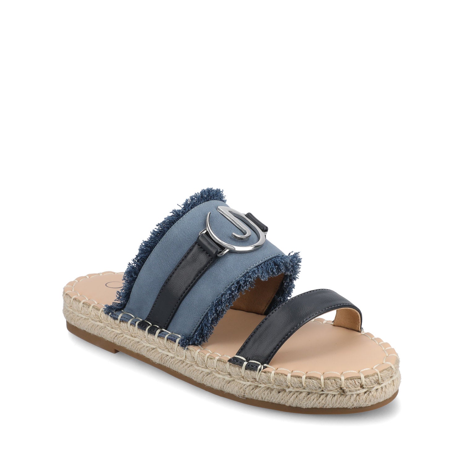 KEELEE ESPADRILLE SANDALS - Navy