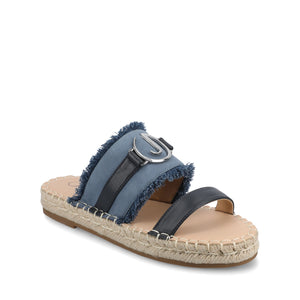 KEELEE ESPADRILLE SANDALS - Navy