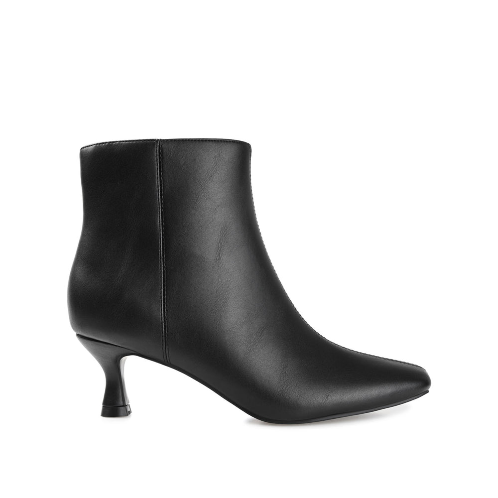 KELSSA POINTED TOE BOOTIES IN FAUX LEATHER