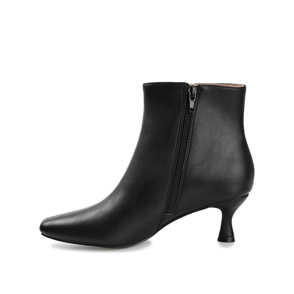 KELSSA POINTED TOE BOOTIES IN FAUX LEATHER