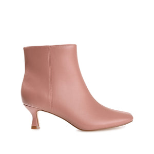 KELSSA POINTED TOE BOOTIES IN VEGAN LEATHER - Blush
