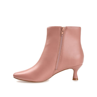 KELSSA POINTED TOE BOOTIES IN FAUX LEATHER