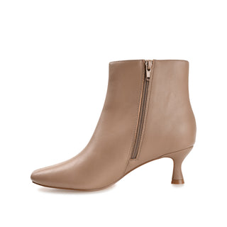 KELSSA POINTED TOE BOOTIES IN FAUX LEATHER