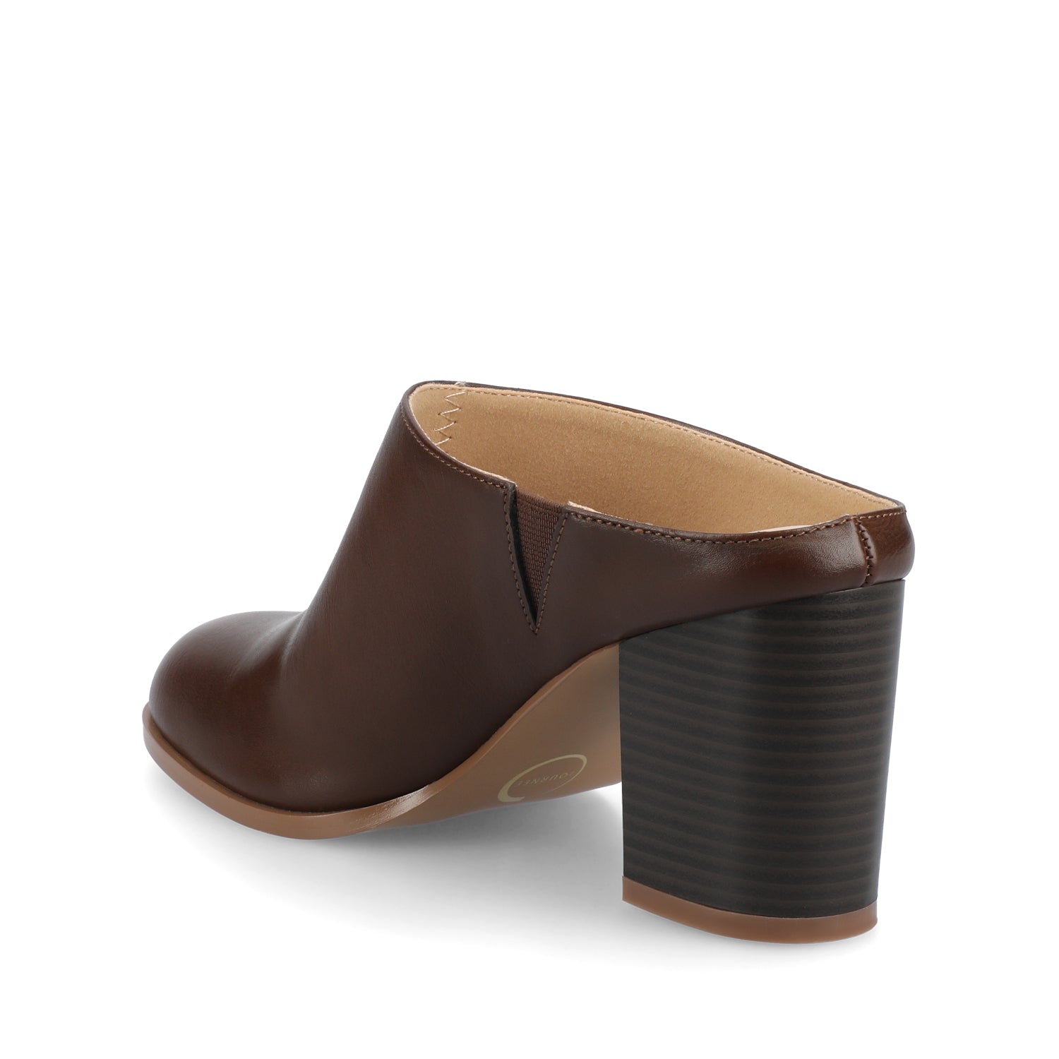 KENDRA HEELED PUMPS - Chocolate