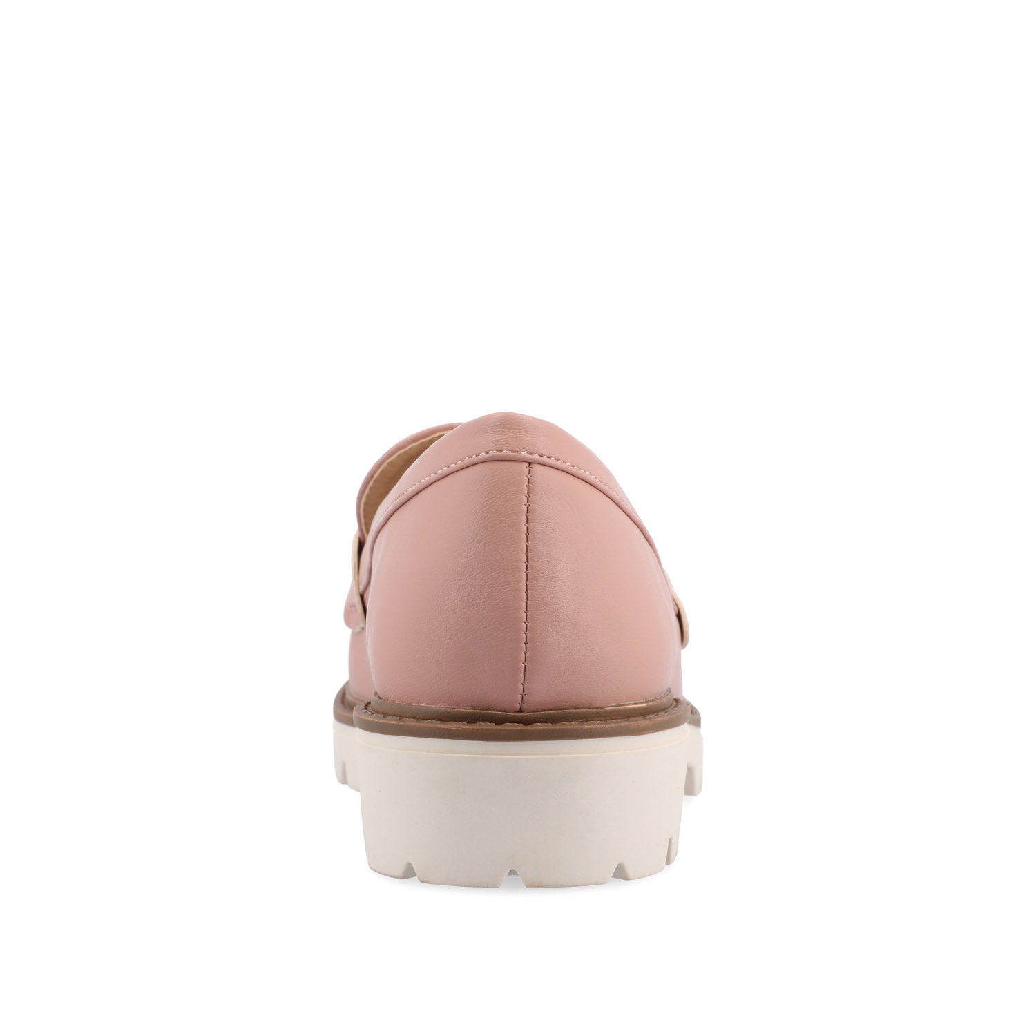 KENLY LOAFER FLATS IN VEGAN LEATHER - Blush PU