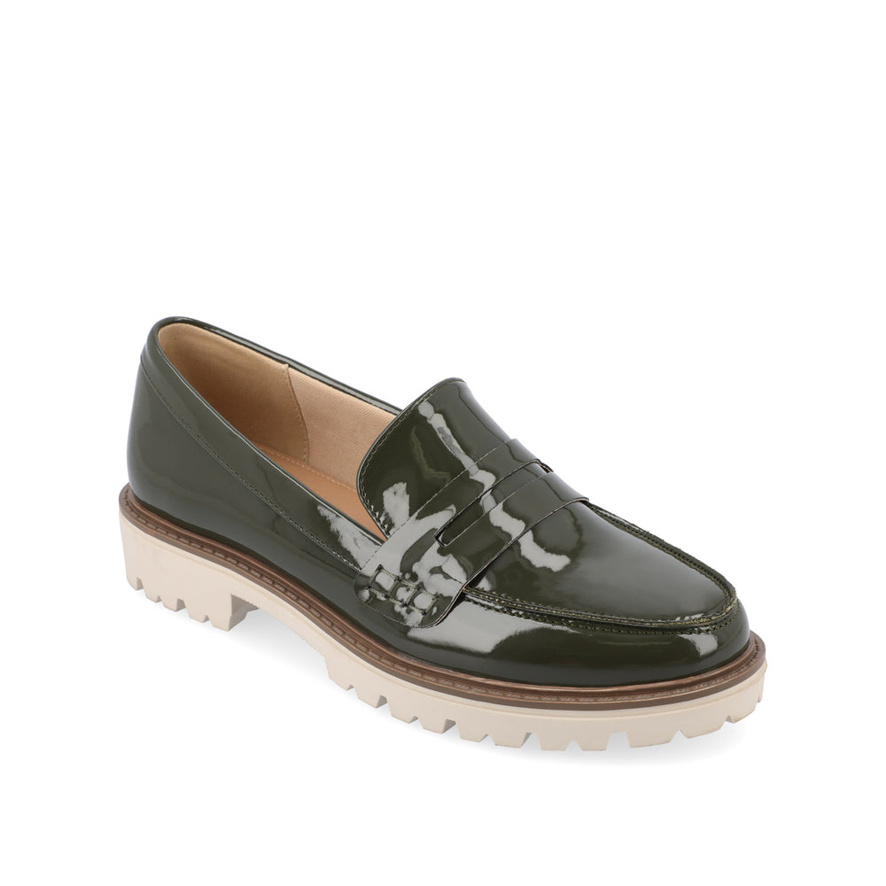 KENLY LOAFER FLATS IN FAUX LEATHER