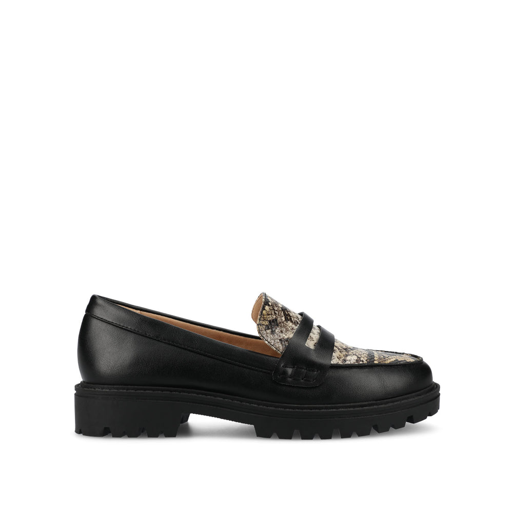 KENLY LOAFER FLATS IN FAUX LEATHER