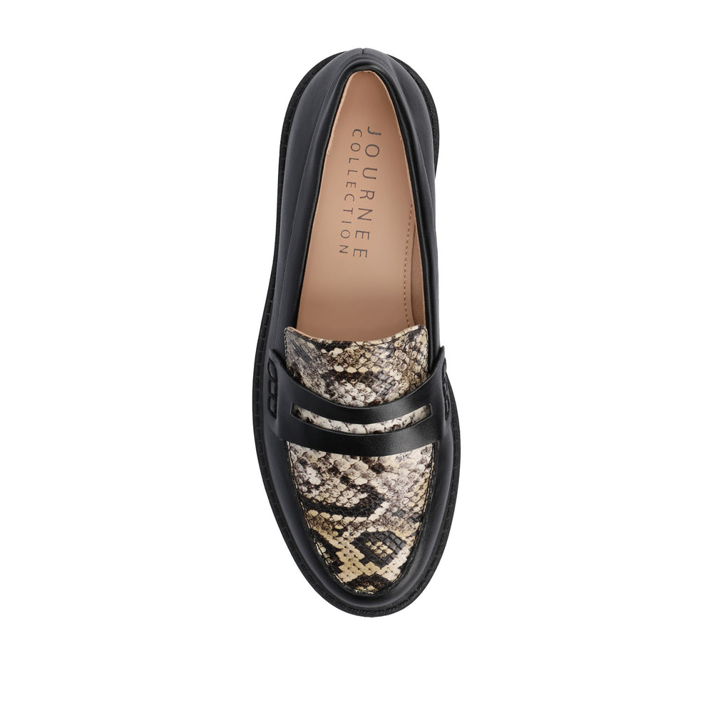 KENLY LOAFER FLATS IN SNAKE