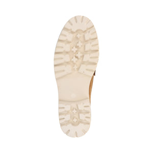 KENLY LOAFER FLATS IN FAUX SUEDE - Tan Faux Suede