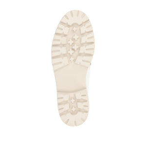 KENLY LOAFER FLATS IN VEGAN LEATHER - White PU