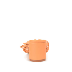 KENNADI BLOCK HEELED MULTI STRAP SANDALS - Tan