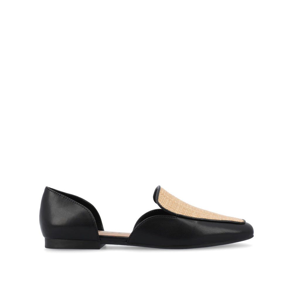 KENNZA LOAFER FLATS IN FAUX LEATHER