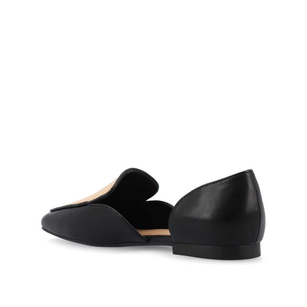 KENNZA LOAFER FLATS IN FAUX LEATHER