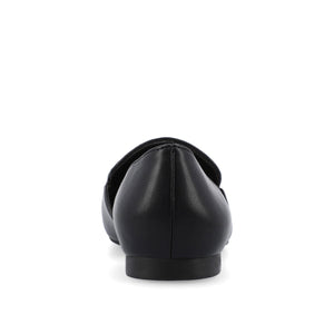 KENNZA LOAFER FLATS IN VEGAN LEATHER - Black