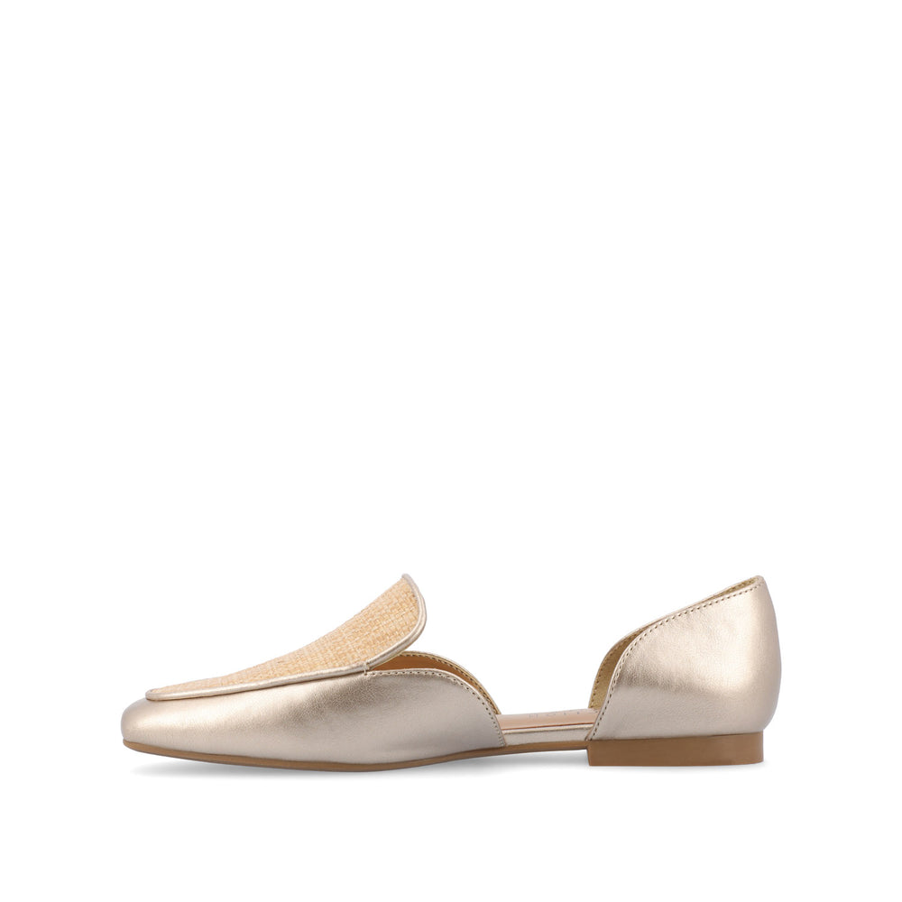 KENNZA LOAFER FLATS IN FAUX LEATHER