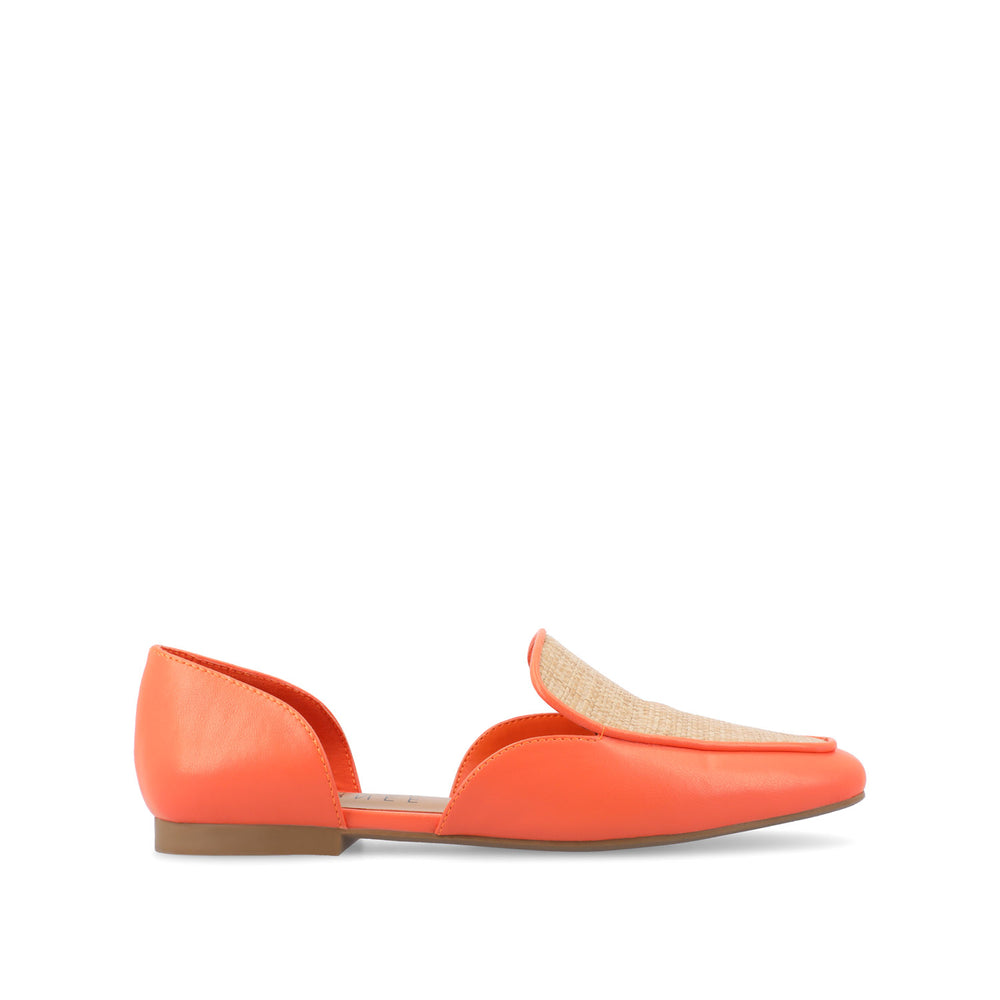 KENNZA LOAFER FLATS IN FAUX LEATHER