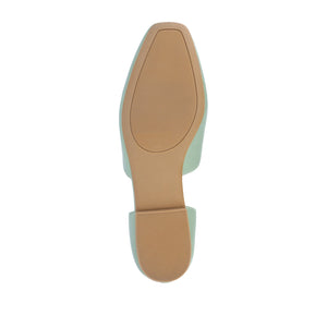 KENNZA LOAFER FLATS IN VEGAN LEATHER - Sage
