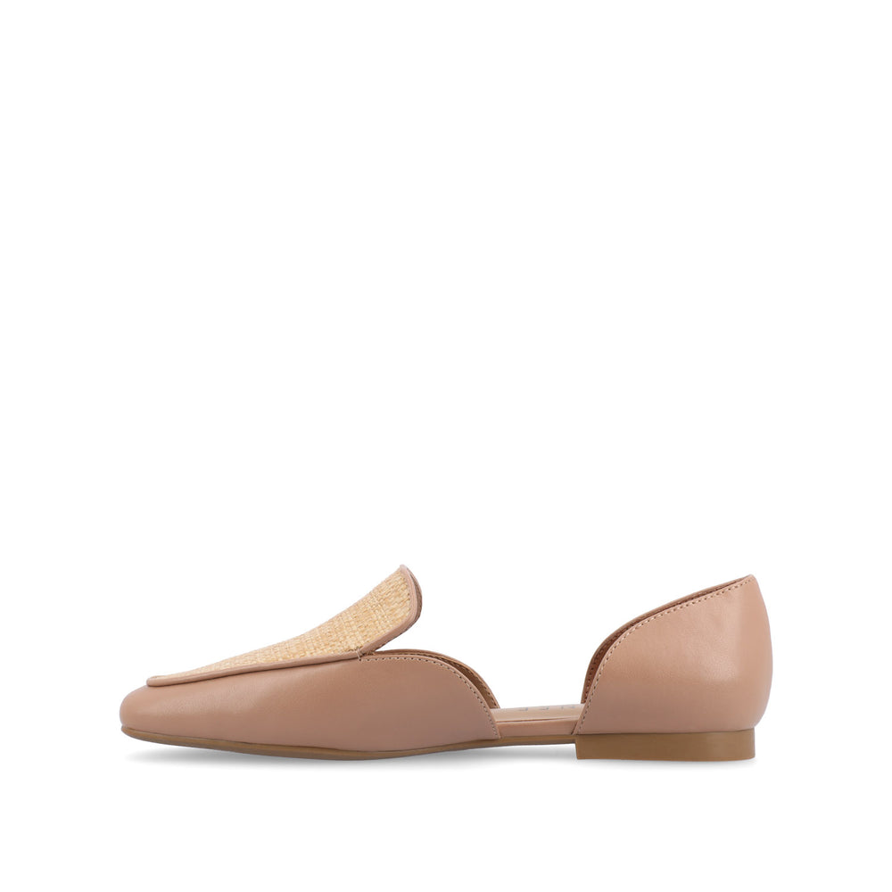 KENNZA LOAFER FLATS IN FAUX LEATHER